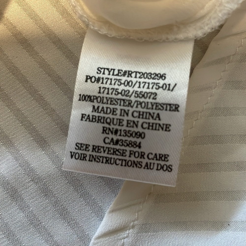 Rag Poets white blouse sz XS - Picture 5 of 6